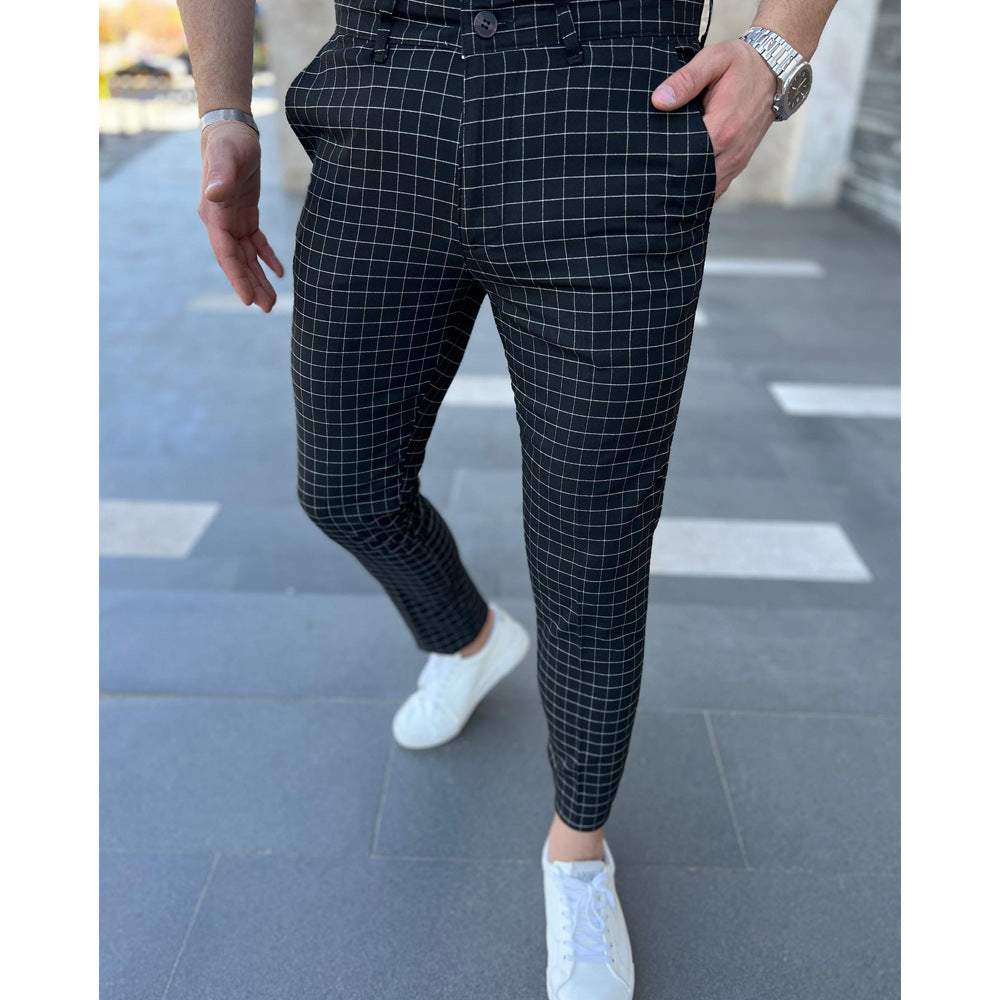 Small Checkered Trousers Checkered Leisure pants – podiatristshoe